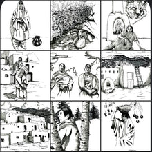 Load image into Gallery viewer, Smokey the Bear and Taos Pueblo Snowballs