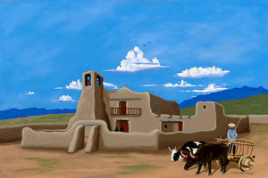 San Geronimo de Taos Church before 1847